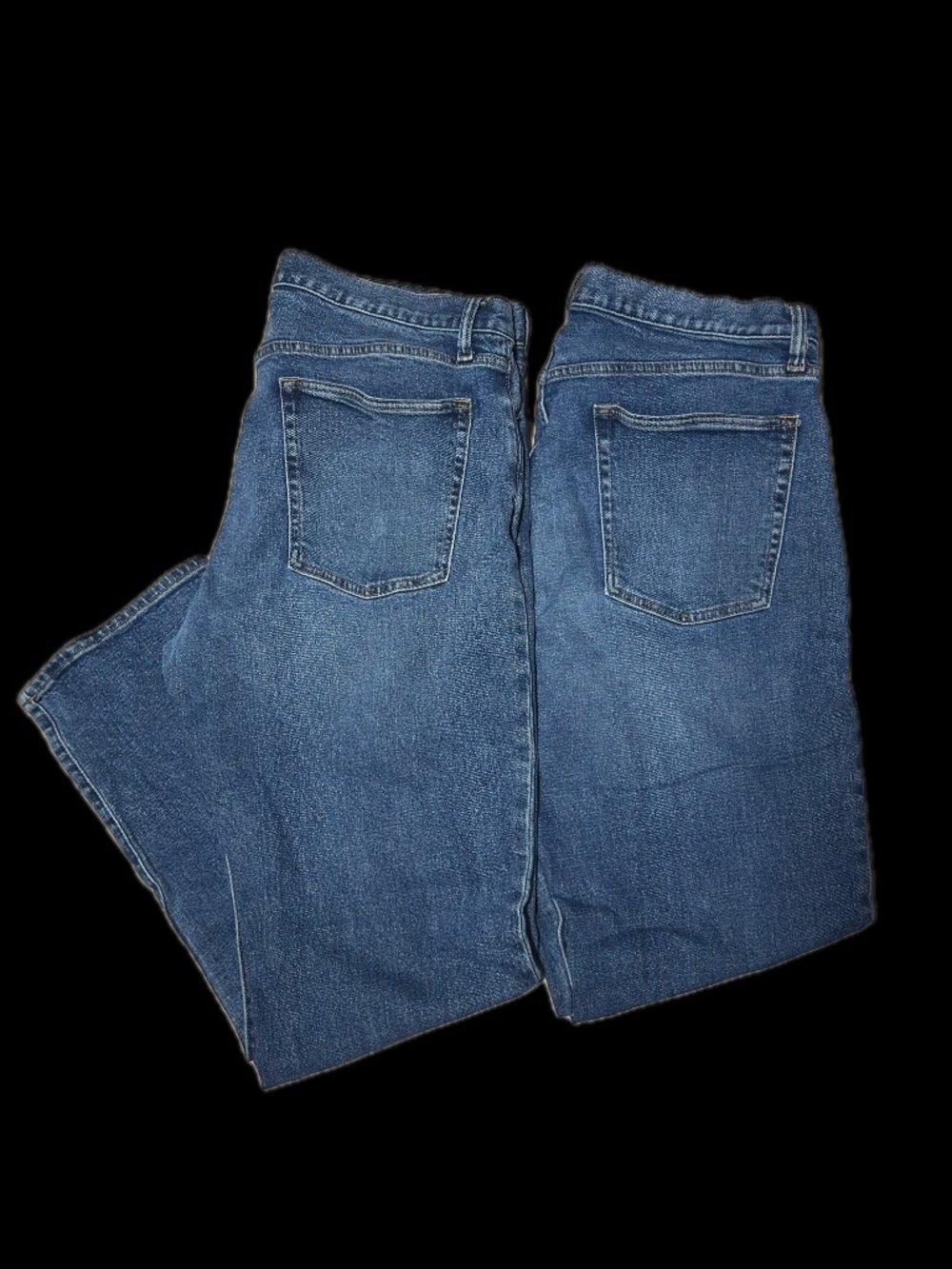 Gap Denim Straight Jeans Bundle of 2 Men's 34x30 Medium Wash Denim (Set of 2)